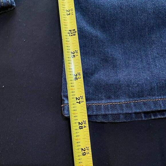 Banana Republic 2P Stretch Denim Jeans Cotton Straight Leg Preppy Minimal UB1-20 - Picture 8 of 10